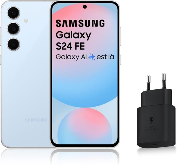 Samsung Galaxy S24 FE Smartphone RAM 8Go - 256 Go Bleu – Image 2
