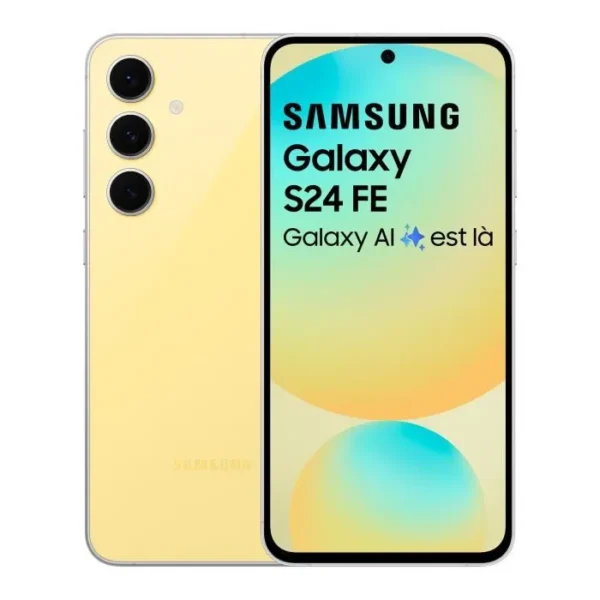Samsung Galaxy S24 FE Smartphone RAM 8Go - 256 Go Jaune